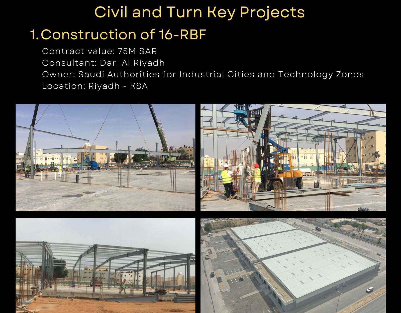 Construction of 16-RBF — Riyadh