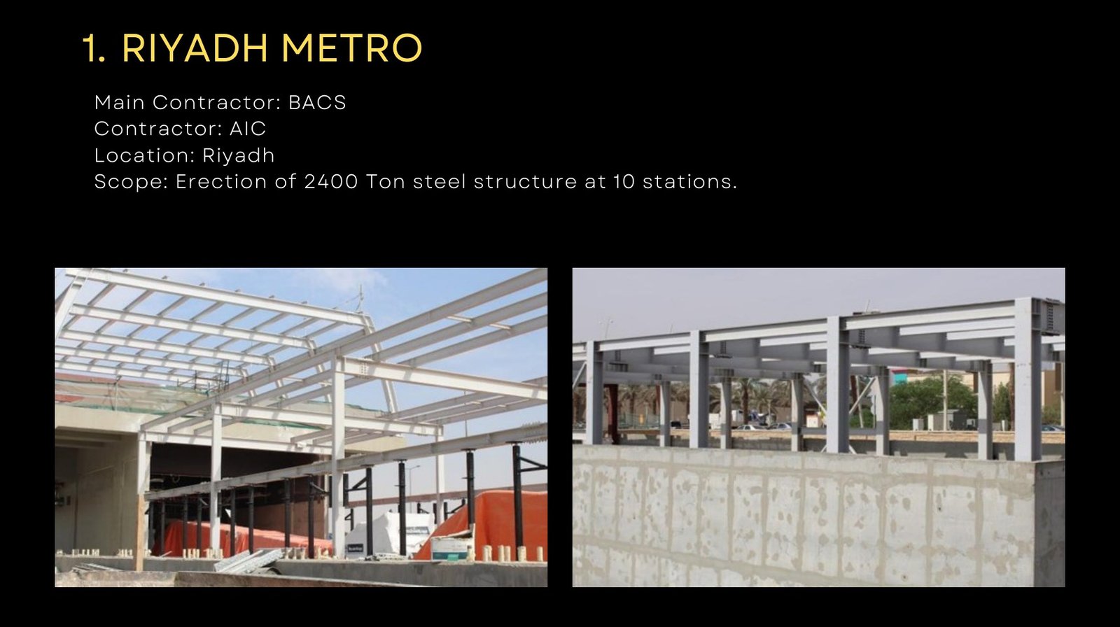 Riyadh Metro — Steel Erection